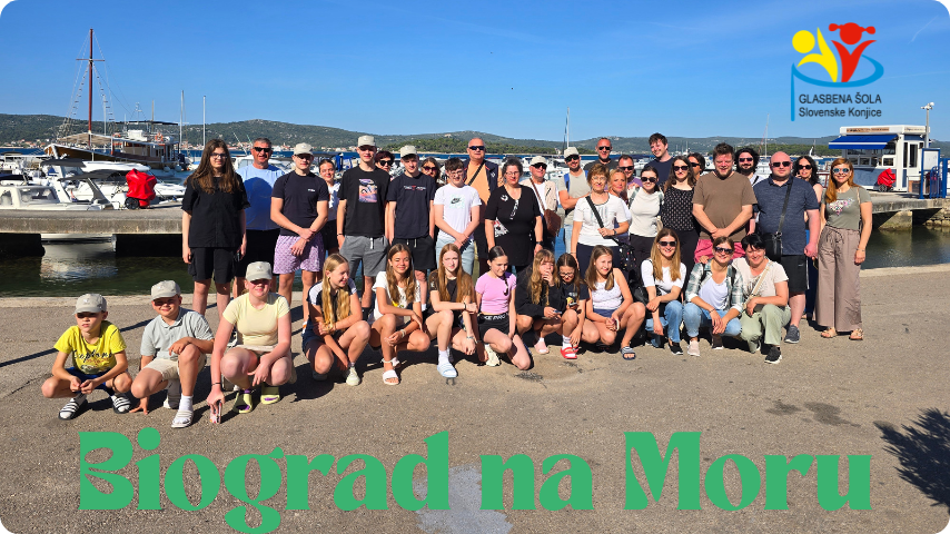 Glasbena šola Slovenske Konjice je gostovala v Biograd na Moru